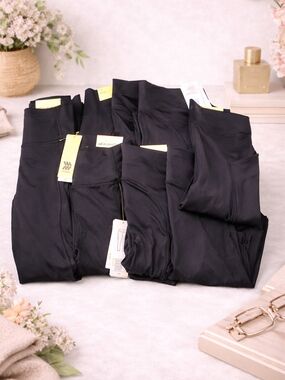 All In Motion Leggings Bundle XS 8 Pc NWT High Rise 7/8 Yoga Gym Activewear